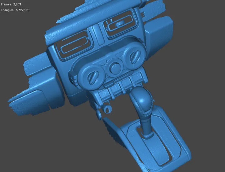 3D scanning and fabricating an automotive part